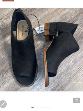 Like New MAURICES Ciara Open Toe Booties 9W